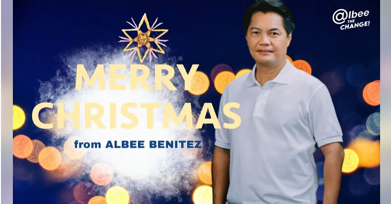 A Christmas message from Albee Benitez
