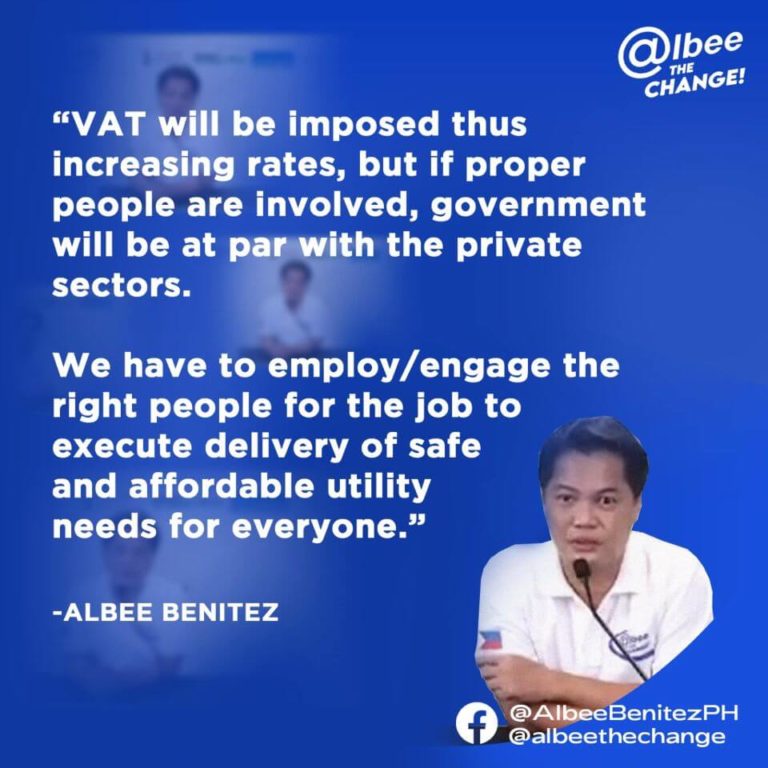 Albee on Privatization of Utilities (CENECO, BACIWA)