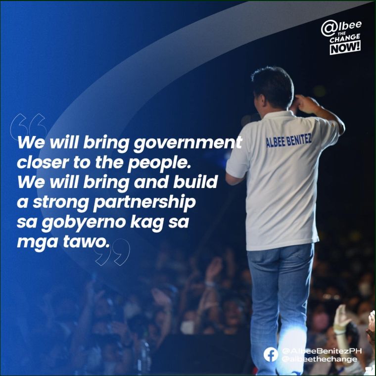 We will bring government closer to the people - Albee Benitez